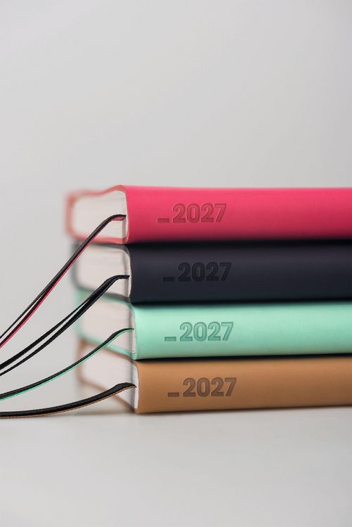 Produktbild: BRUNNEN 1079166267 Buchkalender Kompagnon Mod. 791 66 2027 A5, Kunststoff, pink