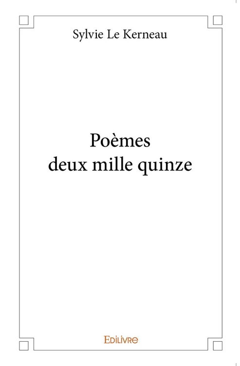 Produktbild: Poemes deux mille quinze