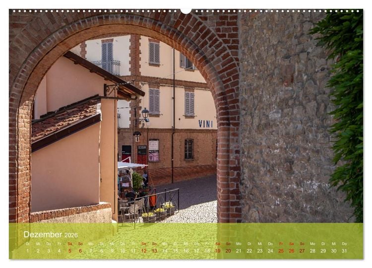 Produktbild: Barolo und Barbaresco (Wandkalender 2026 DIN A2 quer), CALVENDO Monatskalender