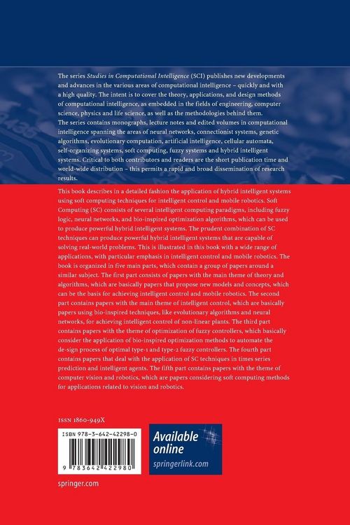 Produktbild: Soft Computing for Intelligent Control and Mobile Robotics