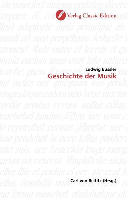 Produktbild: Bussler, L: Geschichte der Musik
