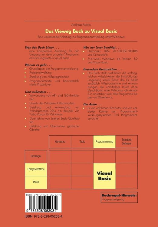 Produktbild: Das Vieweg Buch zu Visual Basic
