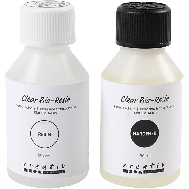 Produktbild: Creativ Company Klares Bioharz, Transparent, 2x150 ml