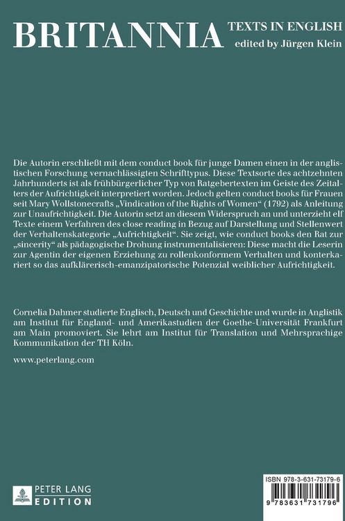 Produktbild: Conduct books f&uuml;r junge Damen des achtzehnten Jahrhunderts