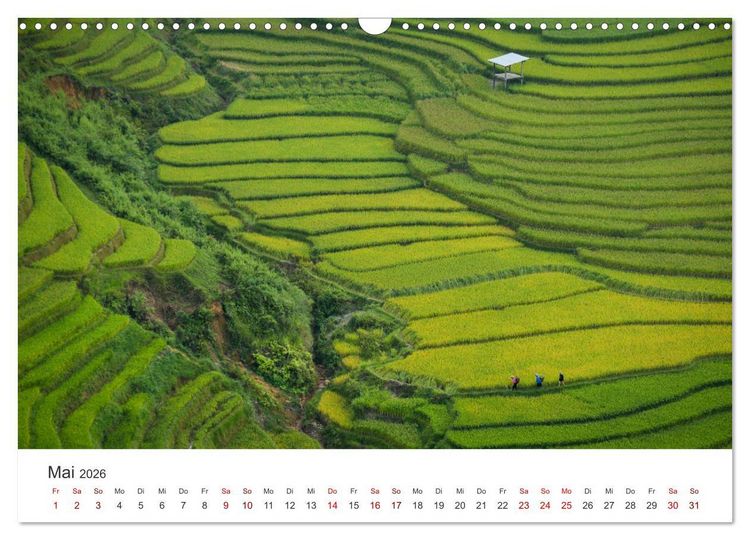 Produktbild: Vietnam - Das beeindruckende Land am Pazifik. (Wandkalender 2026 DIN A3 quer), CALVENDO Monatskalender