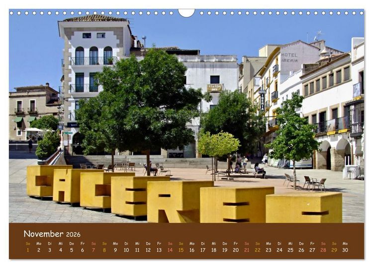 Produktbild: Extremadura Spanien (Wandkalender 2026 DIN A3 quer), CALVENDO Monatskalender