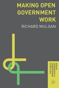 Produktbild: Making Open Government Work