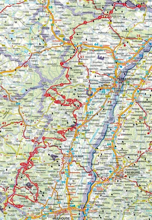 Produktbild: Grande Travers&eacute;e des Vosges (Guide de randonn&eacute;es)