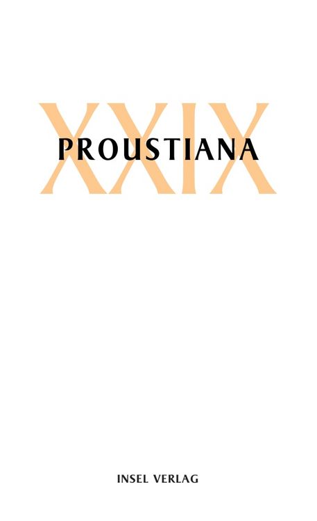 Produktbild: Proustiana XXIX