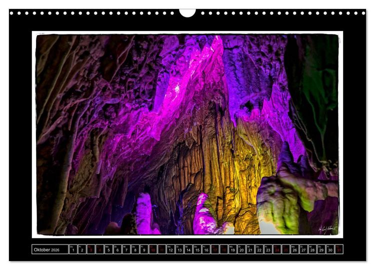 Produktbild: Tropfstein Dechenh&ouml;hle (Wandkalender 2026 DIN A3 quer), CALVENDO Monatskalender