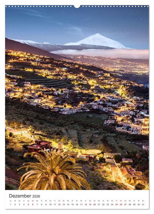 Produktbild: Teneriffa - Die Trauminsel (Wandkalender 2026 DIN A2 hoch), CALVENDO Monatskalender