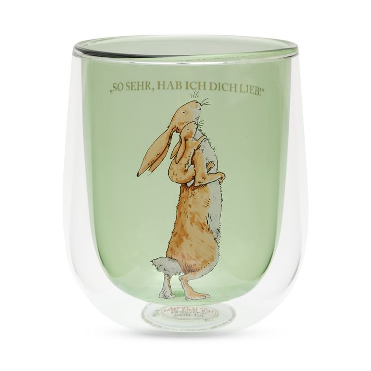 Produktbild: Teeglas mit Druck "Wei&szlig;t du eigentlich, wie lieb ich dich hab?"