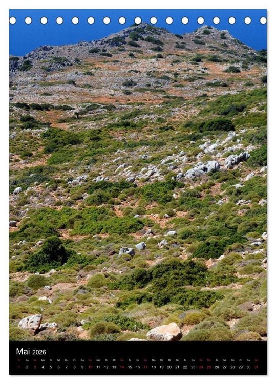 Produktbild: Kreta Impressionen (Tischkalender 2026 DIN A5 hoch), CALVENDO Monatskalender