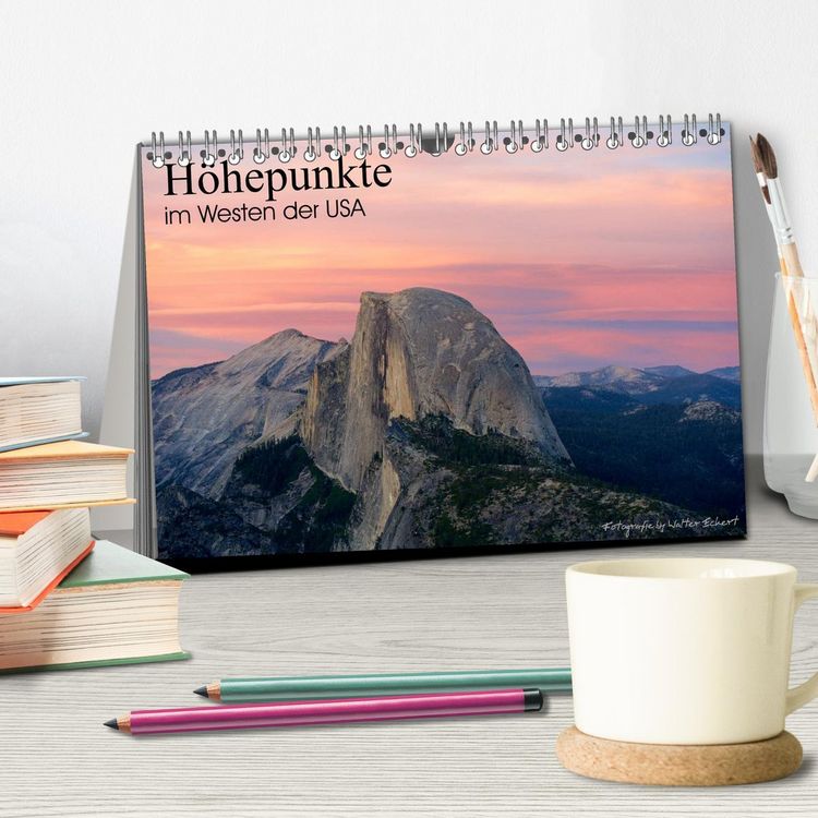 Produktbild: H&ouml;hepunkte im Westen der USA (Tischkalender 2026 DIN A5 quer), CALVENDO Monatskalender