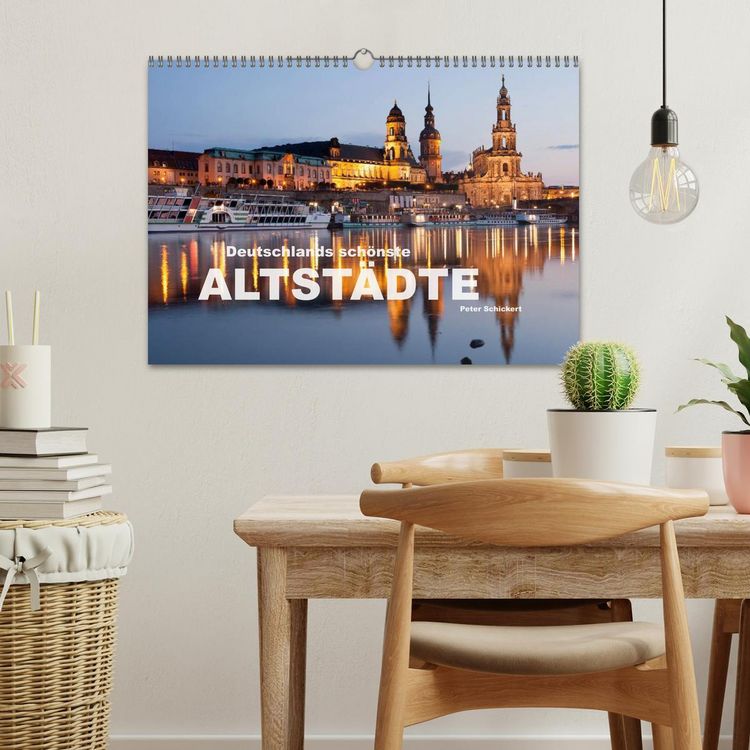 Produktbild: Deutschlands sch&ouml;nste Altst&auml;dte (Wandkalender 2026 DIN A3 quer), CALVENDO Monatskalender