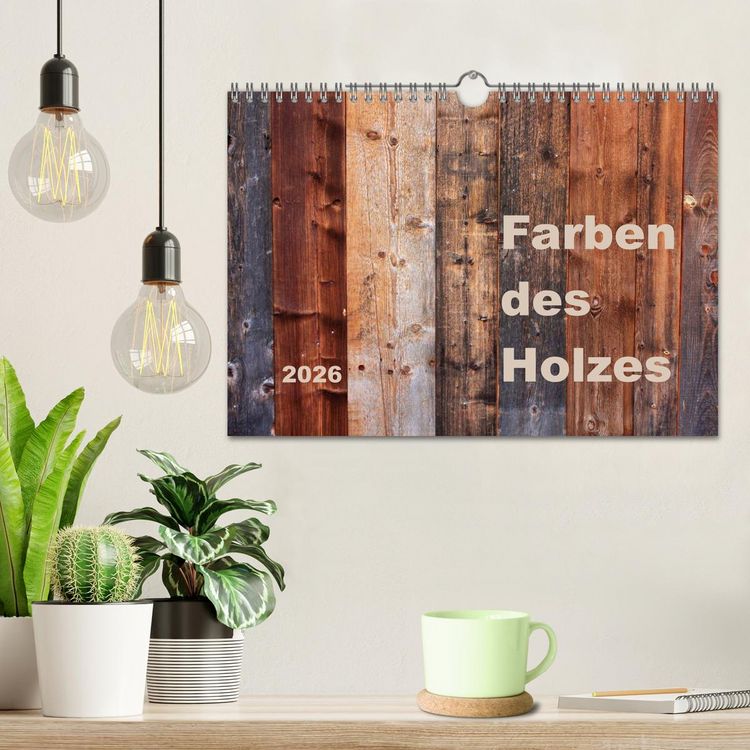 Produktbild: Farben des Holzes (Wandkalender 2026 DIN A4 quer), CALVENDO Monatskalender