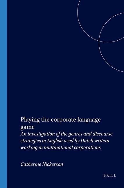 Produktbild: Playing the Corporate Language Game