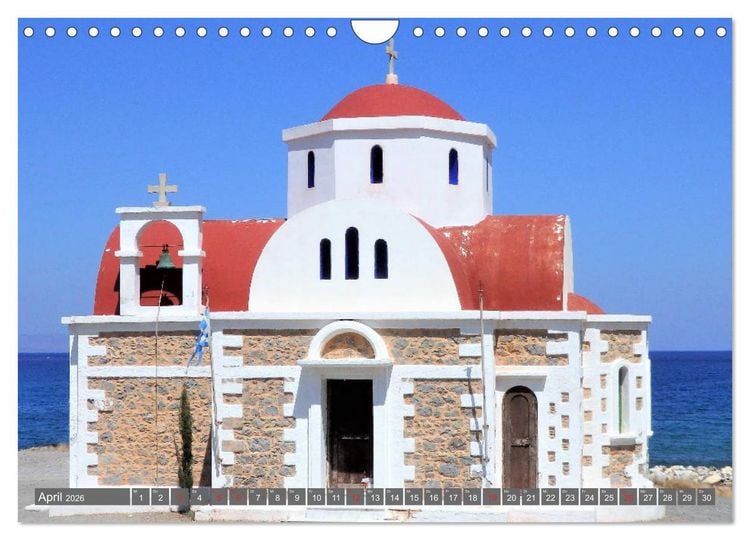 Produktbild: Kreta Pur - Eine Bilderreise f&uuml;r die Sinne (Wandkalender 2026 DIN A4 quer), CALVENDO Monatskalender