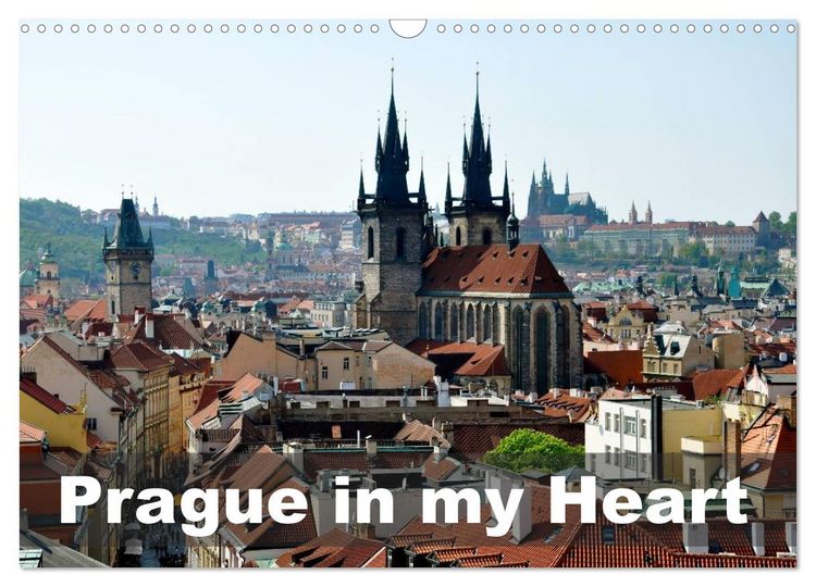 Produktbild: Prague in my heart (Wall Calendar 2026 DIN A3 landscape), CALVENDO 12 Month Wall Calendar