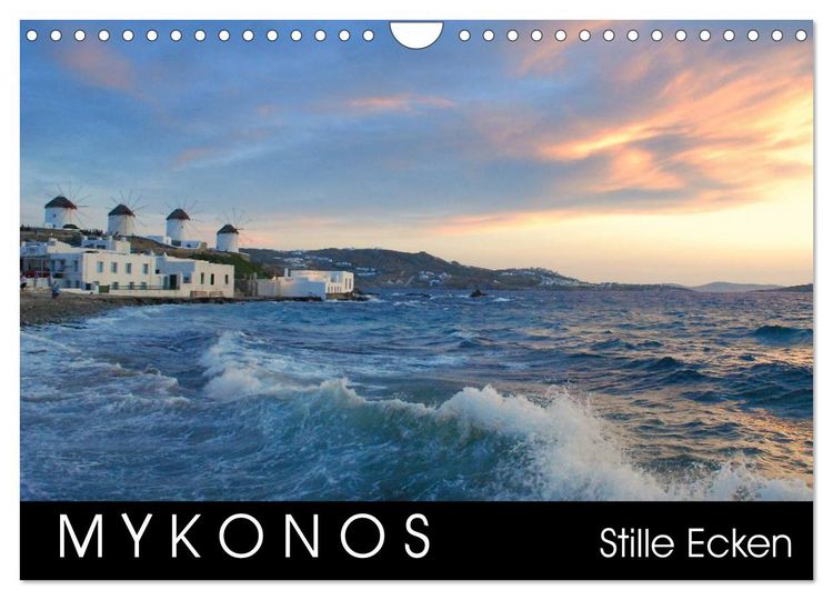 Produktbild: Mykonos - Stille Ecken (Wandkalender 2026 DIN A4 quer), CALVENDO Monatskalender