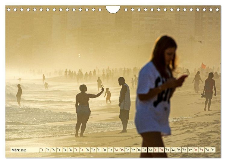Produktbild: An Rio's Str&auml;nden (Wandkalender 2026 DIN A4 quer), CALVENDO Monatskalender