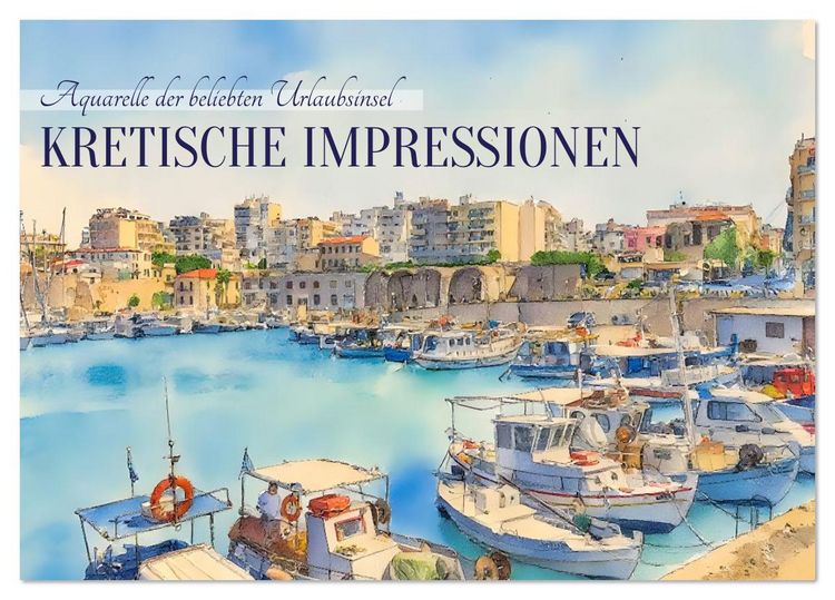 Produktbild: Kretische Impressionen (Tischkalender 2026 DIN A5 quer), CALVENDO Monatskalender