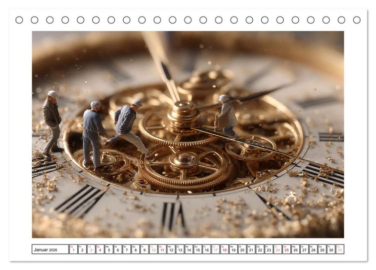 Produktbild: Kleine Helden &ndash; Gro&szlig;es Handwerk (Tischkalender 2026 DIN A5 quer), CALVENDO Monatskalender