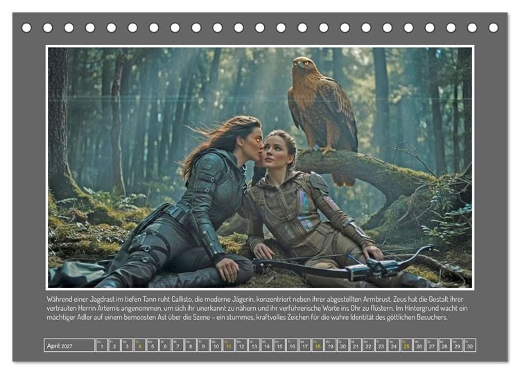 Produktbild: Die Zeus-Aff&auml;ren (Tischkalender 2027 DIN A5 quer), CALVENDO Monatskalender