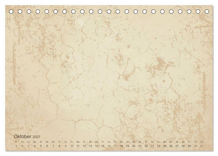 Produktbild: Vintage DIY Bastel-Kalender - Zum Selbstgestalten (Tischkalender 2027 DIN A5 quer), CALVENDO Monatskalender