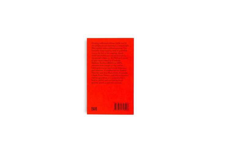 Produktbild: On Architecture and the Greenfield