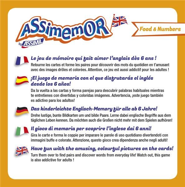 Produktbild: Assimemor Food & Numbers