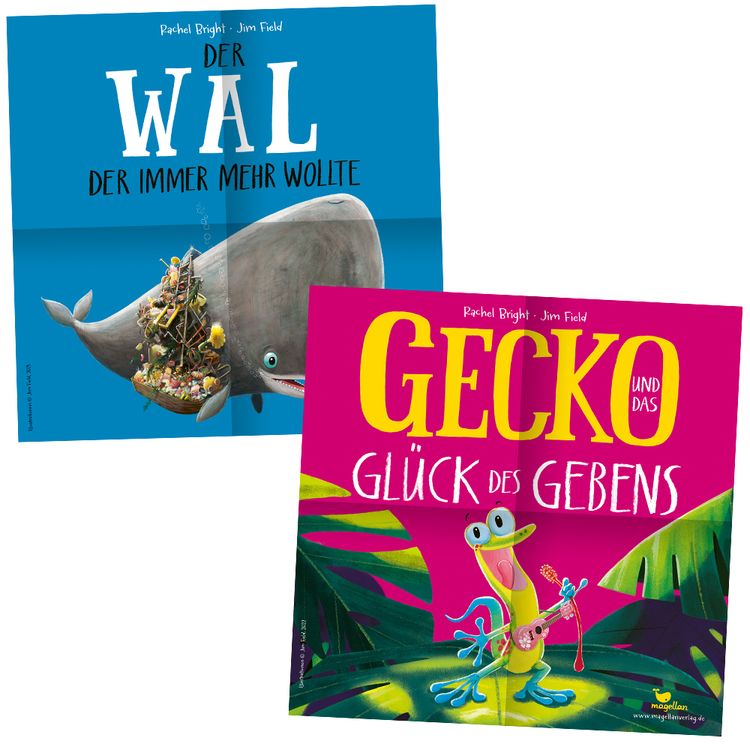 Produktbild: Gecko und das Gl&uuml;ck des Gebens / Der Wal, der immer mehr wollte (Audio-CD)