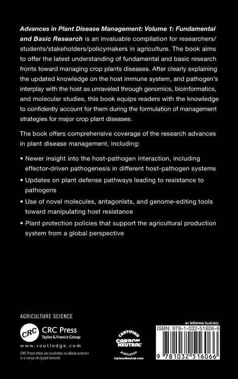 Produktbild: Advances in Plant Disease Management