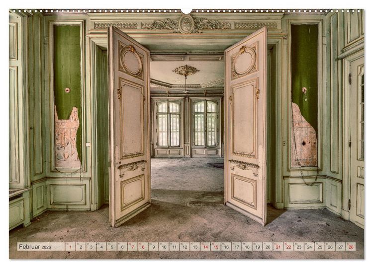 Produktbild: Lost Places - vergessene Sch&auml;tze (Wandkalender 2026 DIN A2 quer), CALVENDO Monatskalender