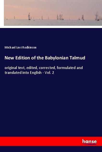 Produktbild: New Edition of the Babylonian Talmud