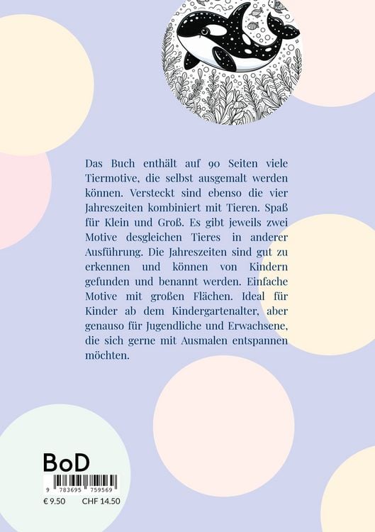 Produktbild: Tiere zum Ausmalen