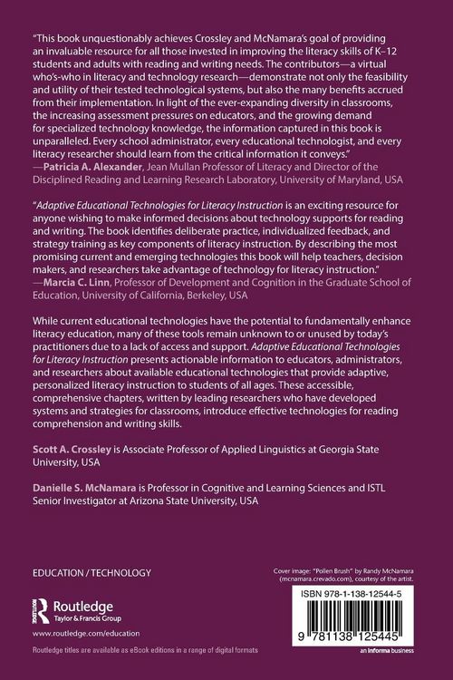 Produktbild: Adaptive Educational Technologies for Literacy Instruction