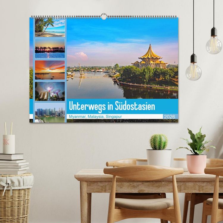 Produktbild: Unterwegs in S&uuml;dostasien (Wandkalender 2026 DIN A2 quer), CALVENDO Monatskalender