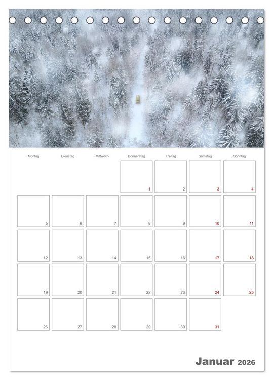 Produktbild: Vanlife Jahresplaner (Tischkalender 2026 DIN A5 hoch), CALVENDO Monatskalender