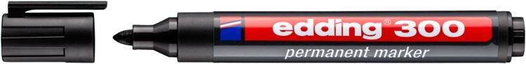 Produktbild: edding 300 Permanentmarker schwarz