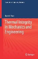 Produktbild: Thermal Integrity in Mechanics and Engineering
