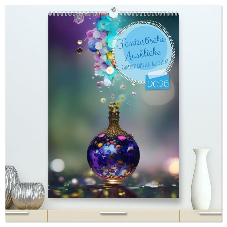 Produktbild: Fantastische Einblicke (hochwertiger Premium Wandkalender 2026 DIN A2 hoch), Kunstdruck in Hochglanz