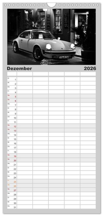 Produktbild: Familienplaner 2026 - Porsche 911 SC mit 5 Spalten (Wandkalender, 21 x 45 cm) CALVENDO