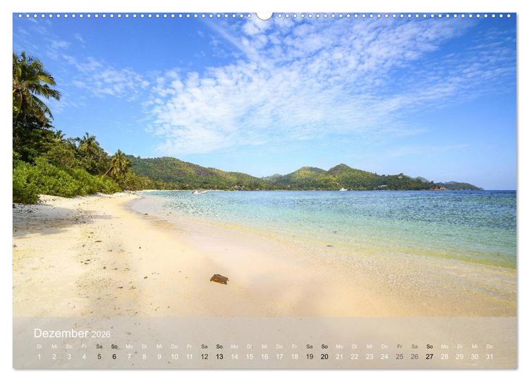 Produktbild: Seychellen - Paradis im indischen Ozean (hochwertiger Premium Wandkalender 2026 DIN A2 quer), Kunstdruck in Hochglanz
