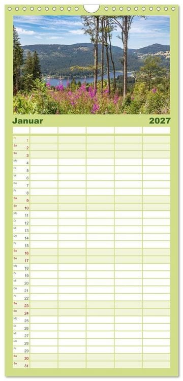 Produktbild: Familienplaner 2027 - Hochschwarzwald - Traumhafte Landschaften im Schwarzwald mit 5 Spalten (Wandkalender, 21 x 45 cm) CALVENDO