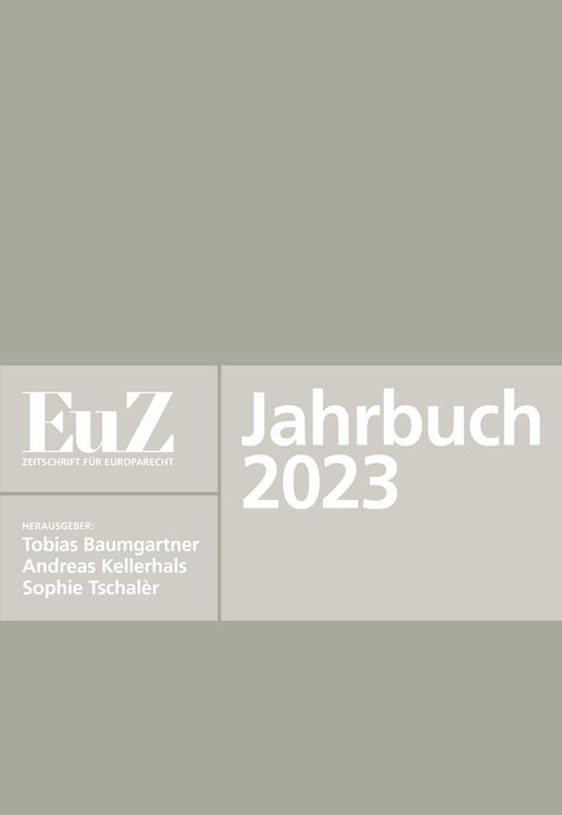 Produktbild: EuZ - Zeitschrift f&uuml;r Europarecht - Jahrbuch 2023