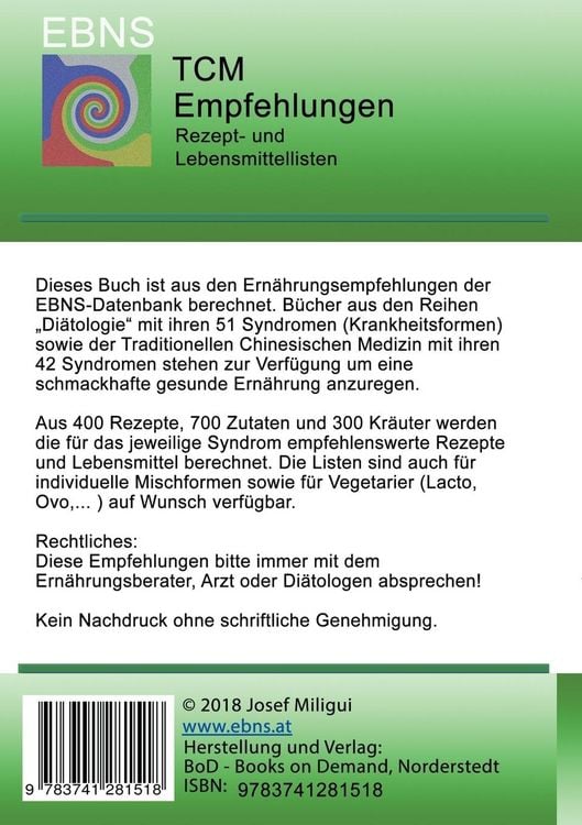Produktbild: Ern&auml;hrung - TCM - Leber - Gallenblase Qi-Leere
