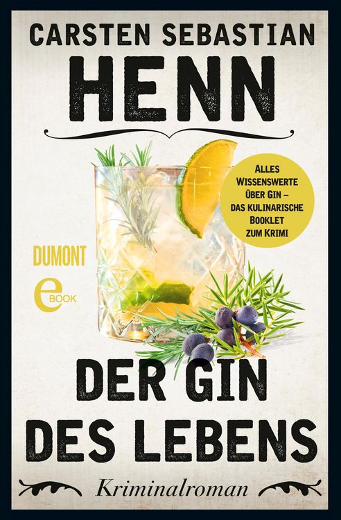 Produktbild: Der Gin des Lebens - Das kulinarische Booklet zum Krimi