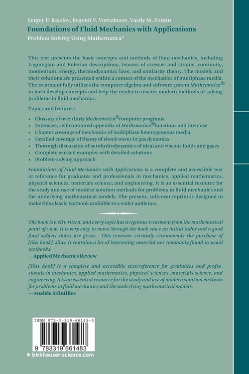 Produktbild: Foundations of Fluid Mechanics with Applications