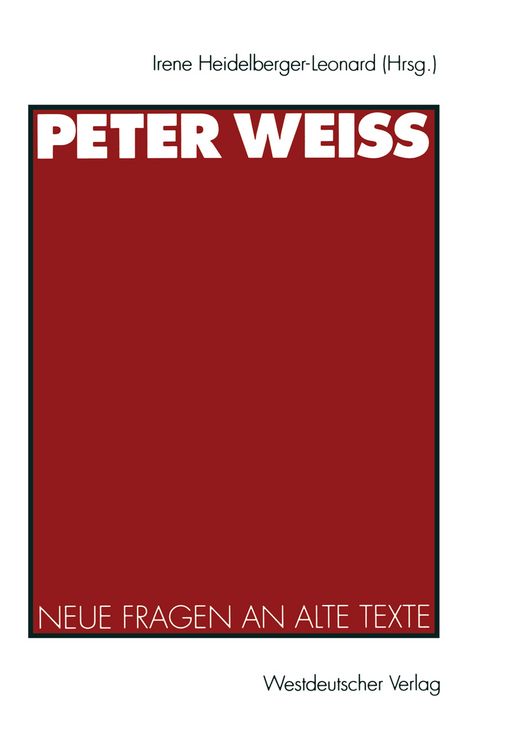 Produktbild: Peter Weiss